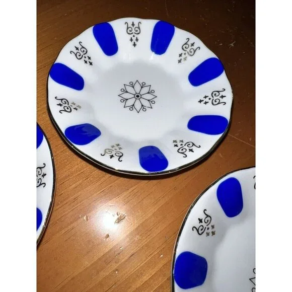 Ipex MCM Plates Butter Pats Tea Bag Rest Tiny Plates - Picture 8 of 12